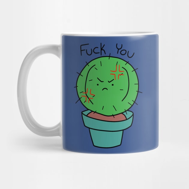 Rude Angry Cactus by saradaboru